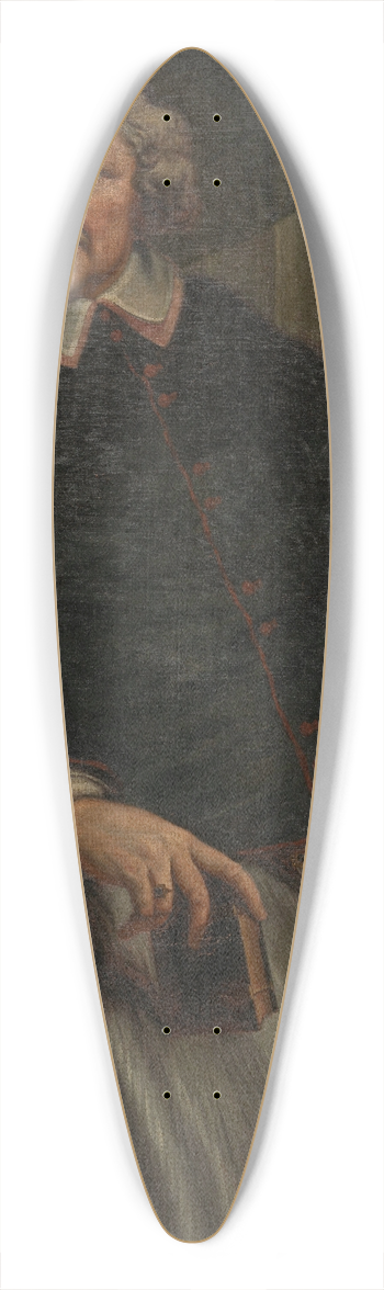 Jan Erasmus Quellinus - Aubertus van Eede, Bishop of Antwerp 39.3 inch art pintail longboard deck