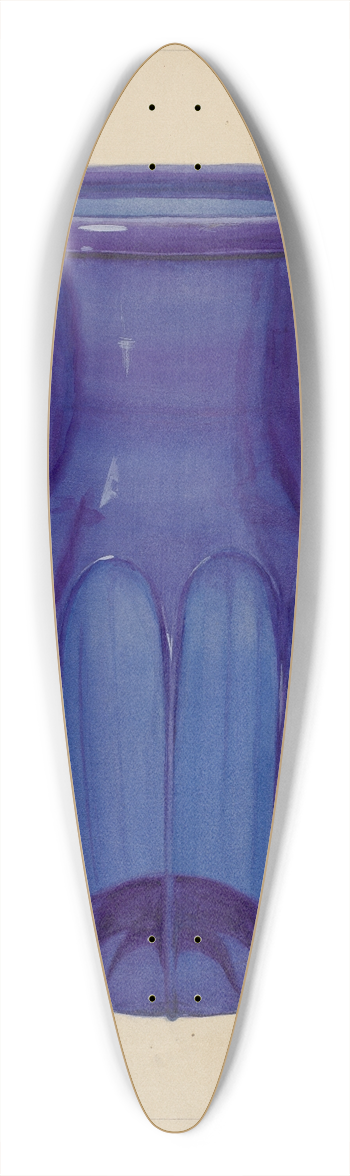 Janet Riza - Vase 39.3 inch art pintail longboard deck