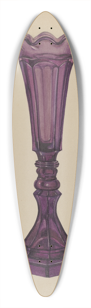 Janet Riza - Vase 39.3 inch art pintail longboard deck