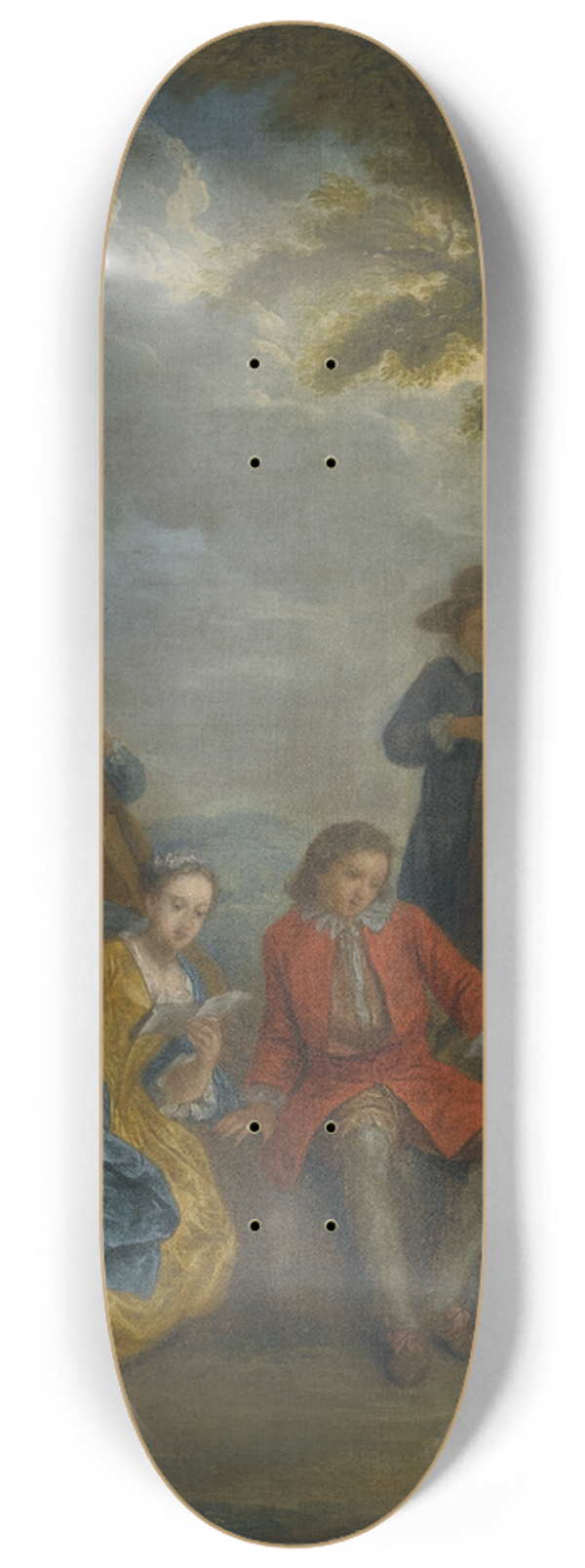 Joseph Francis Nollekens - A Fte Champtre 8.25 inch art skate deck