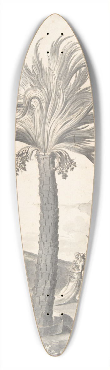 Jan Goeree - Christs Entry Into Jerusalem 39.3 inch art pintail longboard deck