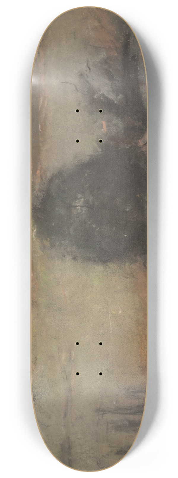 Joseph Frank Currier - Evening Landscape 8.25 inch art skate deck