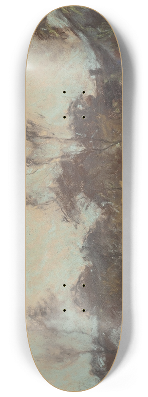 Joseph Frank Currier - Morning Landscape 8.25 inch art skate deck