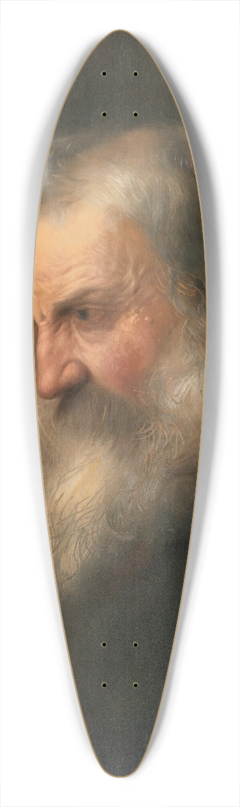 Jan Lievens - Head of An Old Man 39.3 inch art pintail longboard deck