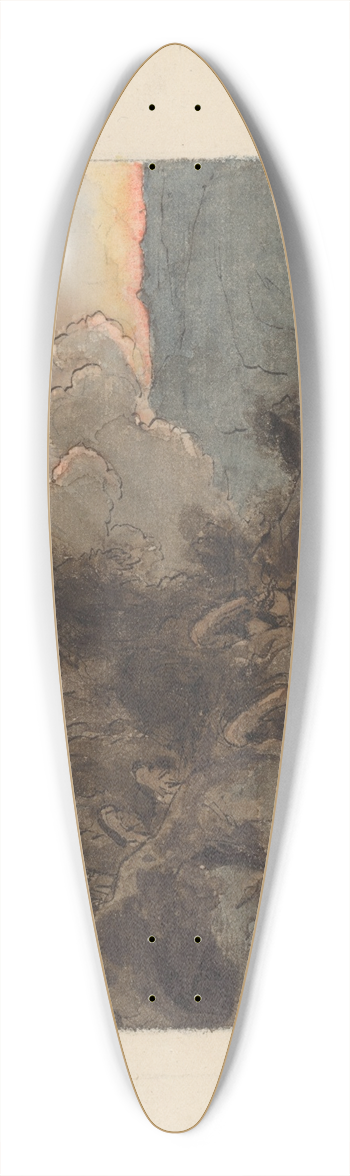 Jan Nowopack - Dusk 39.3 inch art pintail longboard deck