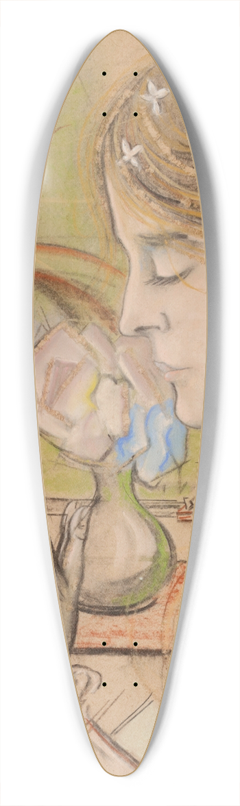 Jan Toorop - Het Gebed 39.3 inch art pintail longboard deck