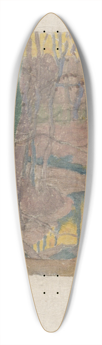 Jan Toorop - Kale beukebomen langs een beek 2 39.3 inch art pintail longboard deck