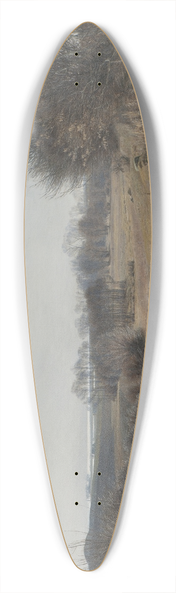 Janus la Cour - The Path 39.3 inch art pintail longboard deck
