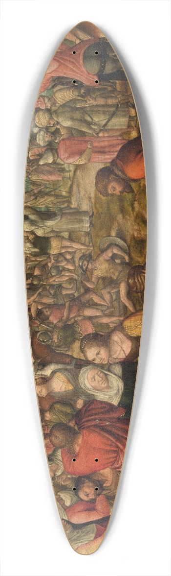 Jan van Amstel - Calvary 39.3 inch art pintail longboard deck