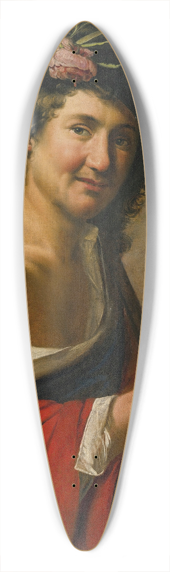 Jan Van Bijlert - Shepherd With A Drinking Bowl, Possibly Daifilo 39.3 inch art pintail longboard deck