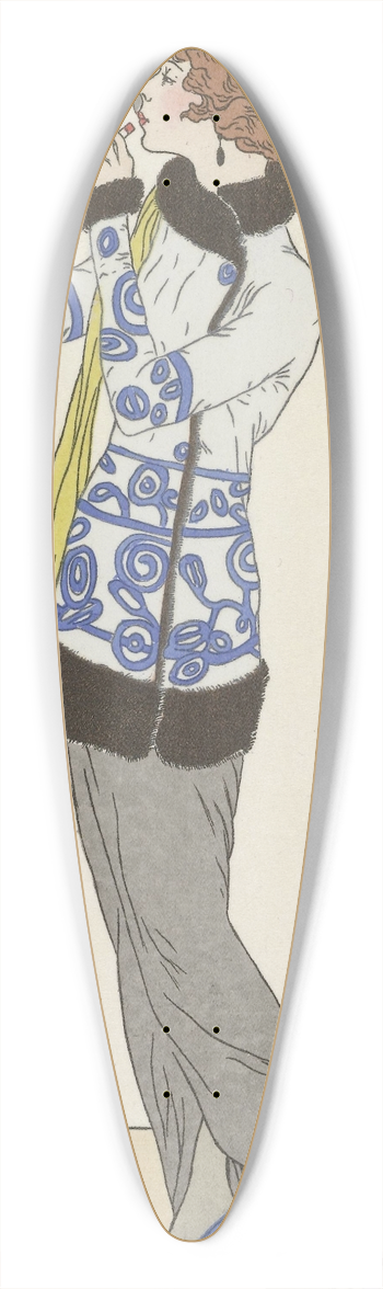 Jan van Brock - Veste de velours 39.3 inch art pintail longboard deck