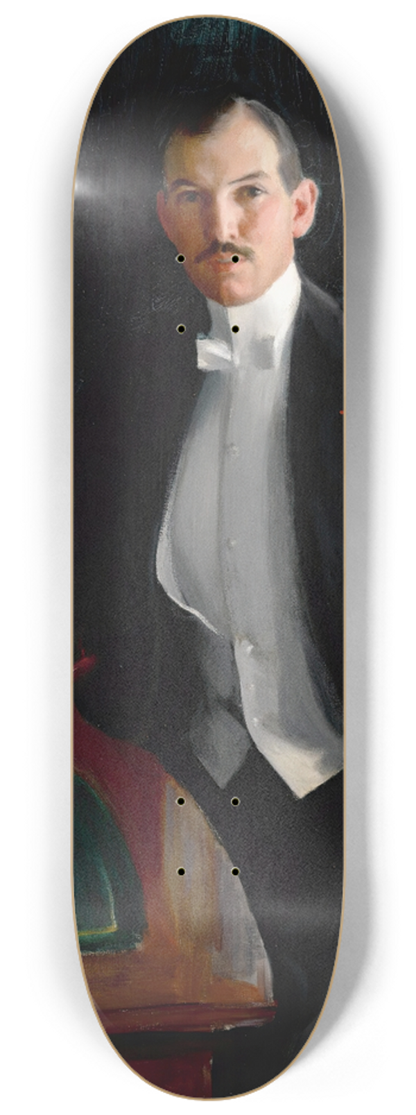Anders Zorn - Portrait Of Harald Bildt 8.25 inch art skate deck
