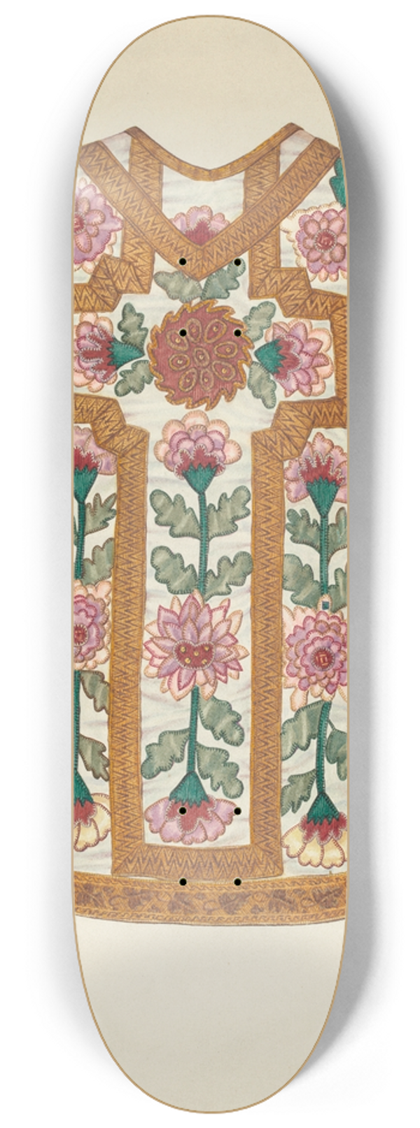 Josephine C. Romano - Ecclesiastical Vestment 8.25 inch art skate deck