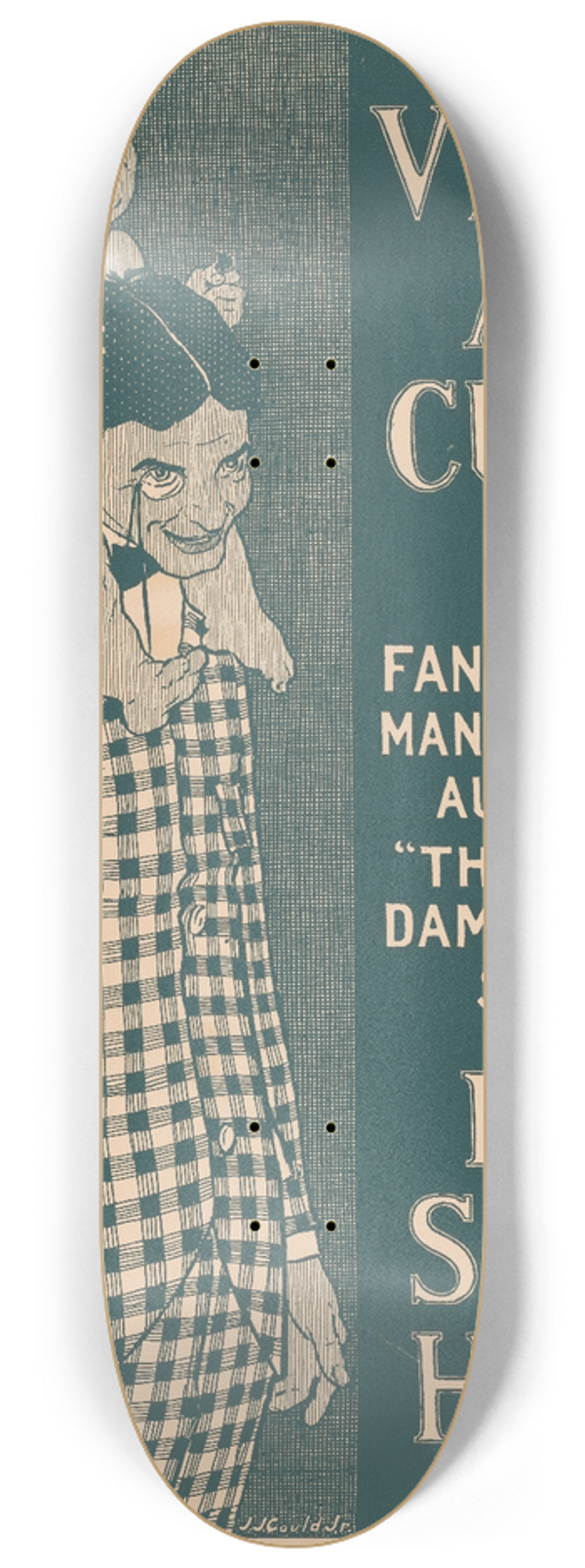 Joseph J. Gould, Jr. - Venus and cupid 8.25 inch art skate deck