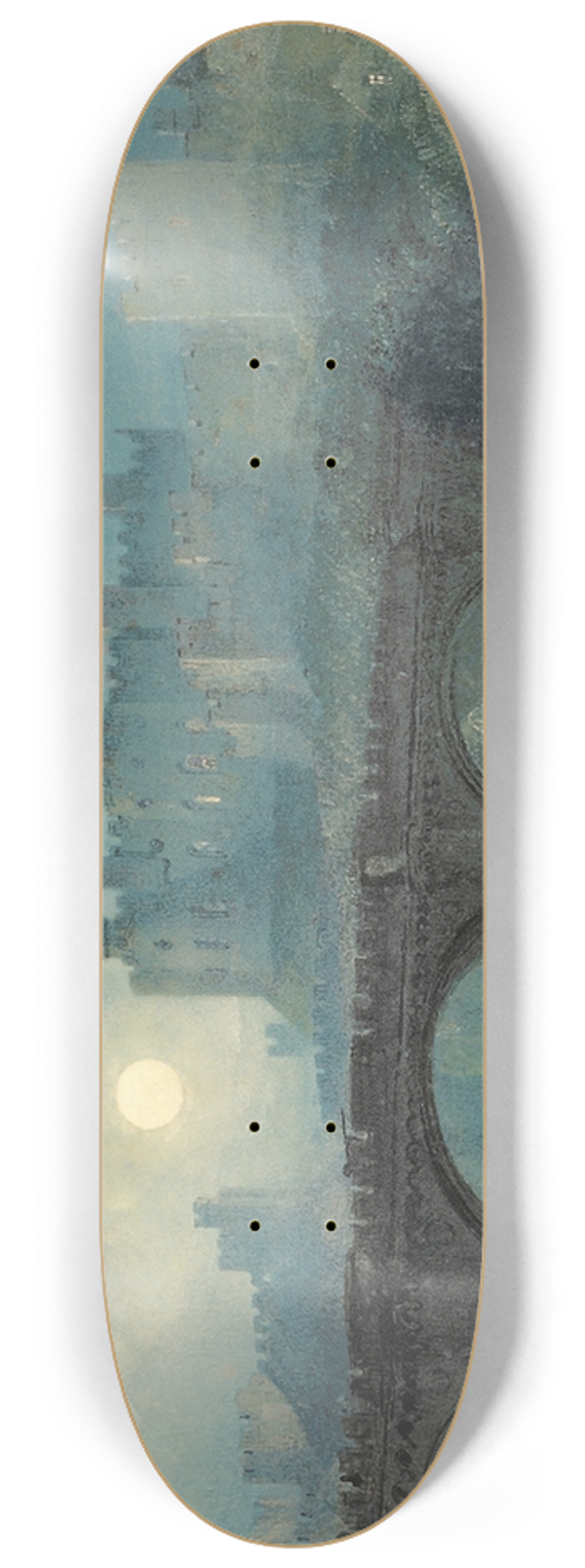 Joseph Mallord William Turner - Alnwick Castle 8.25 inch art skate deck