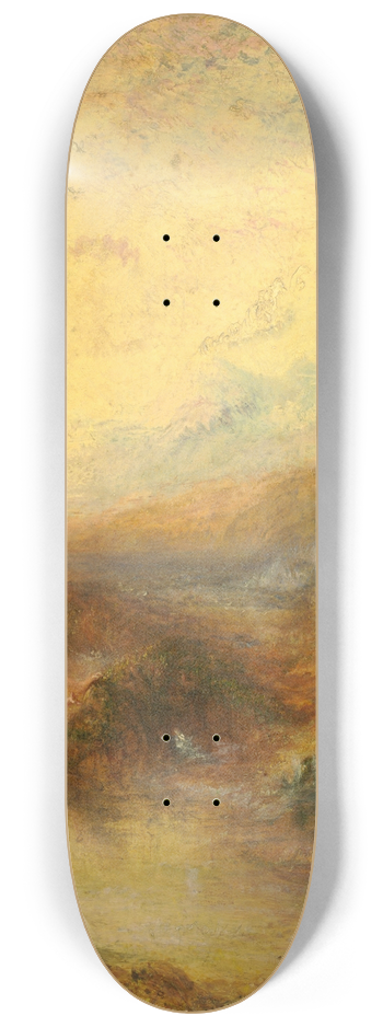 Joseph Mallord William Turner - Glaucus and Scylla 8.25 inch art skate deck