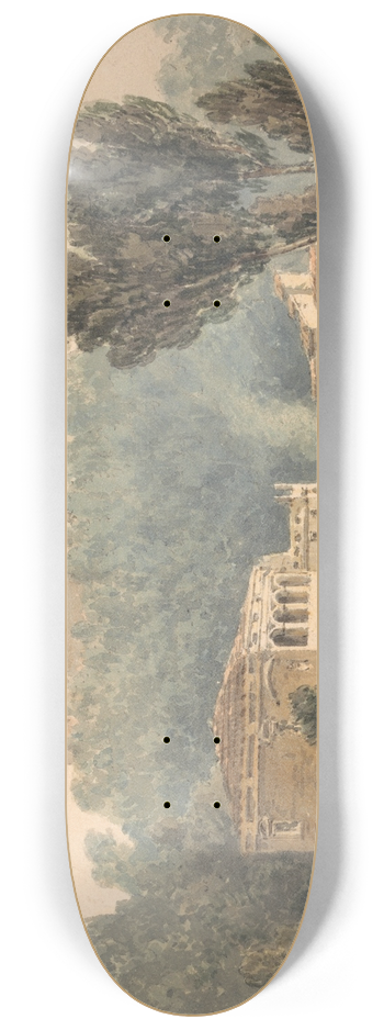 Joseph Mallord William Turner - In the Valley Near Vietri 8.25 inch art skate deck