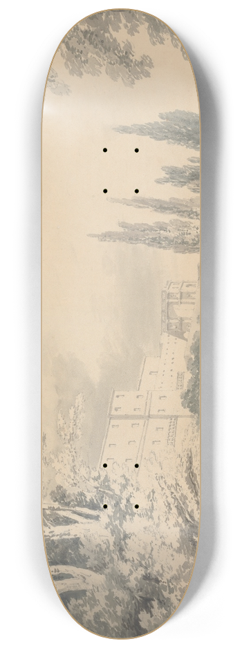 Joseph Mallord William Turner - Villa dEste 8.25 inch art skate deck