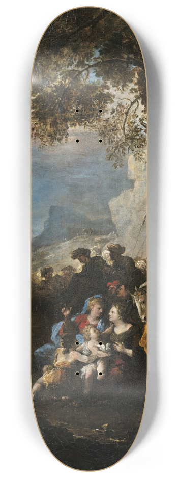 Joseph Parrocel - The Sermon Of St John The Baptist 8.25 inch art skate deck