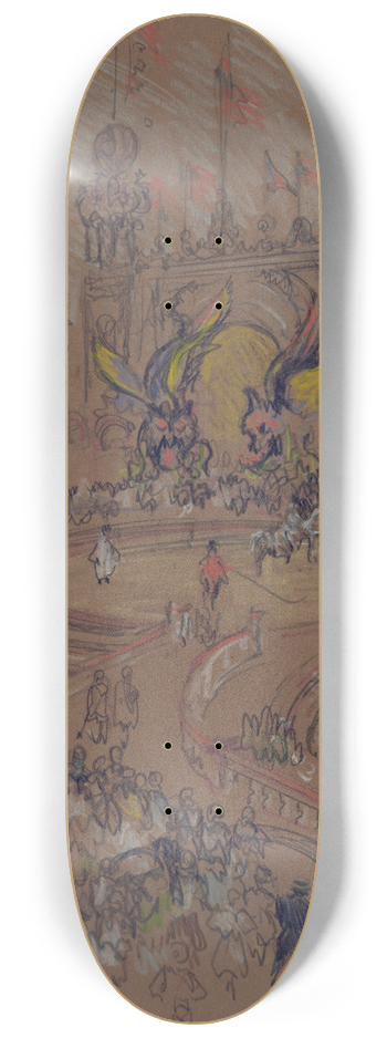 Joseph Pennell - Coney Island 8.25 inch art skate deck