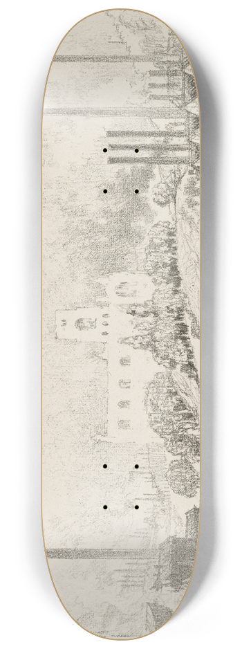 Joseph Pennell - Peace and War 8.25 inch art skate deck