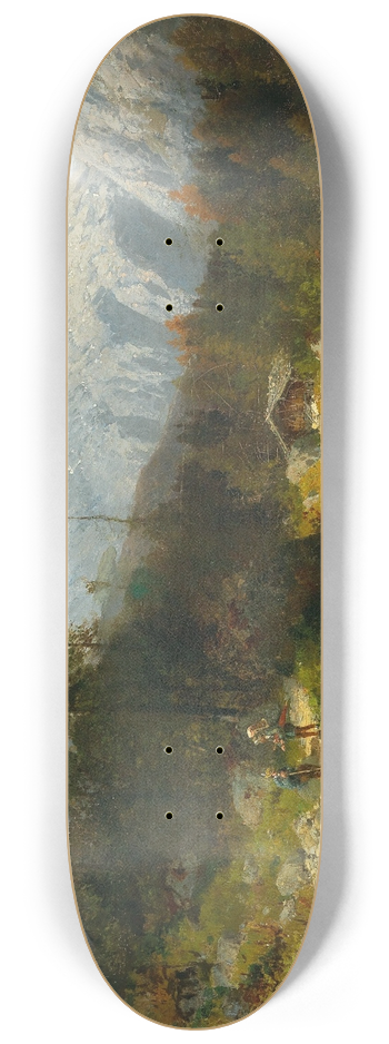 Joseph Schoyerer - Scene between Handeck and Grimsel 8.25 inch art skate deck