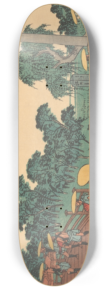 And Hiroshige - Fujisawa 8.25 inch art skate deck