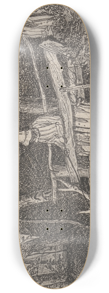 Joseph Stannard - The Footbridge 8.25 inch art skate deck