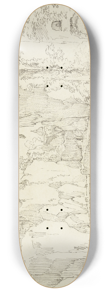 Joseph Vernet - Sorrent bei Neapel 8.25 inch art skate deck