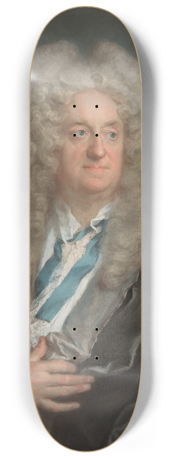 Joseph Vivien - Portrait of a Man 8.25 inch art skate deck