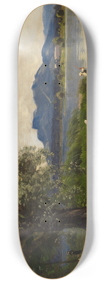 Joseph Wopfner - Am Chiemseeufer 8.25 inch art skate deck