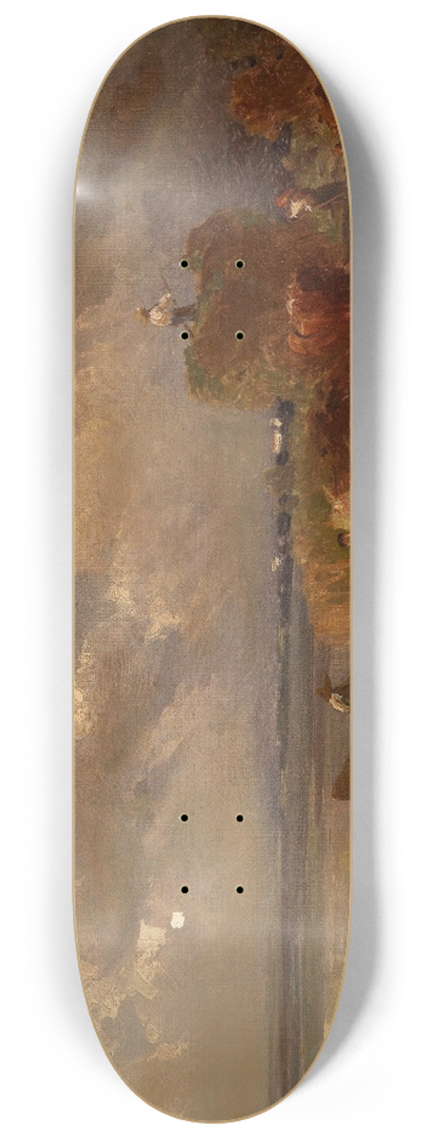 Joseph Wopfner - Ernte am Chiemsee 8.25 inch art skate deck