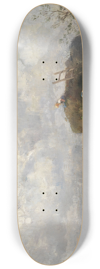 Joseph Wopfner - Heuschiff am Chiemsee 8.25 inch art skate deck