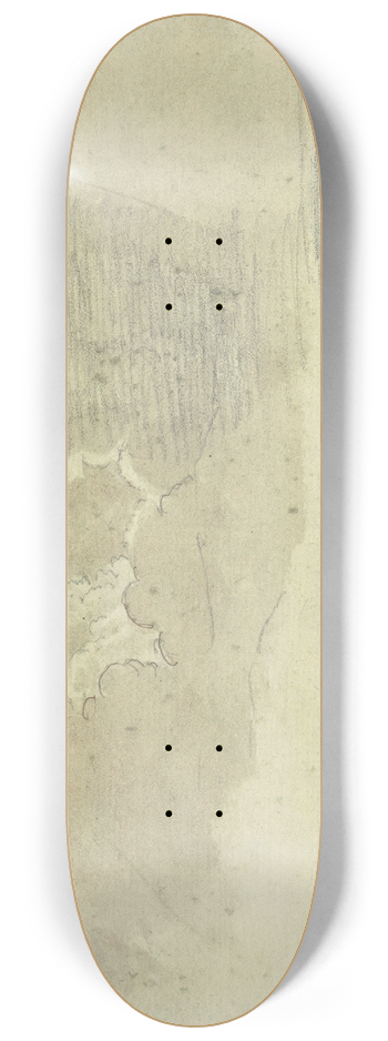 Joseph Wright of Derby - An Opening in a Cloudy Sky 8.25 inch art skate deck