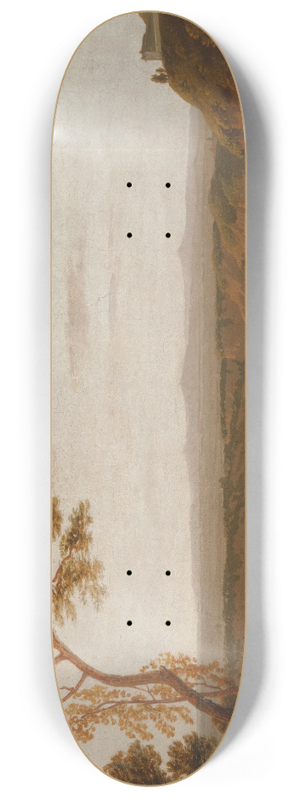 Joseph Wright of Derby - Lake Albano 8.25 inch art skate deck