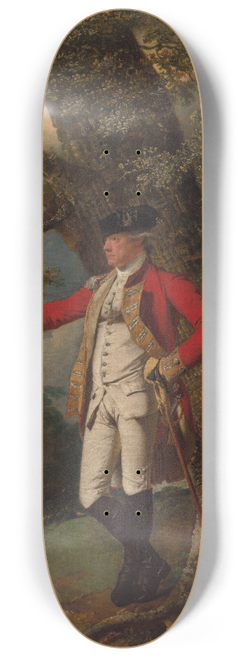 Joseph Wright of Derby - Portrait of Colonel Charles Heathcote 8.25 inch art skate deck