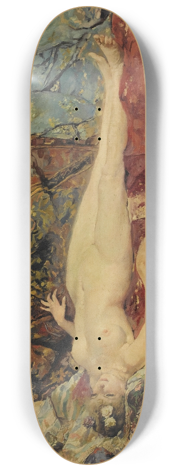 Jos Garca Ramos - Orientalist Nude 8.25 inch art skate deck