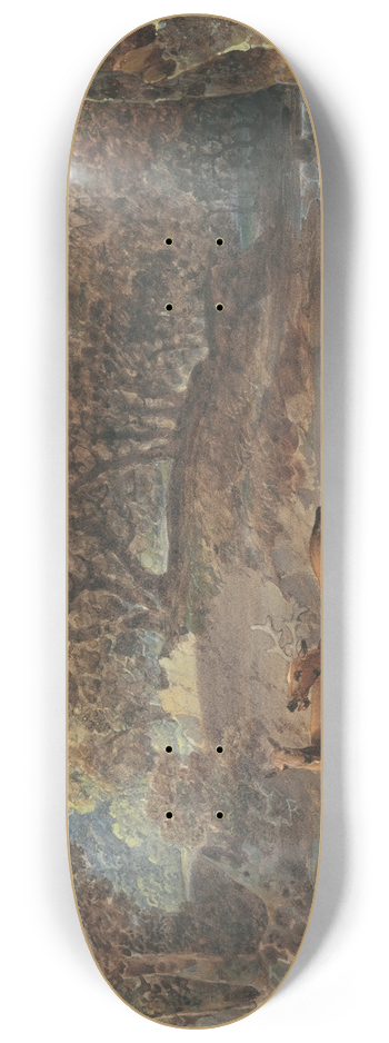 Joshua Shaw - Landscape with Deer,North Carolina 8.25 inch art skate deck