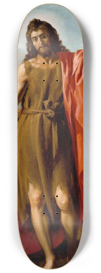 Jos Leonardo - Saint John the Baptist in the Wilderness 8.25 inch art skate deck