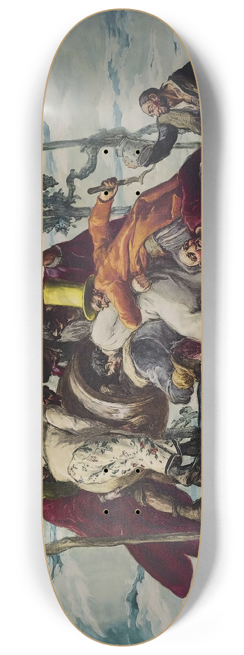 Jos Mara Sert - El Vendedor De Vino (The Wine Seller) 8.25 inch art skate deck