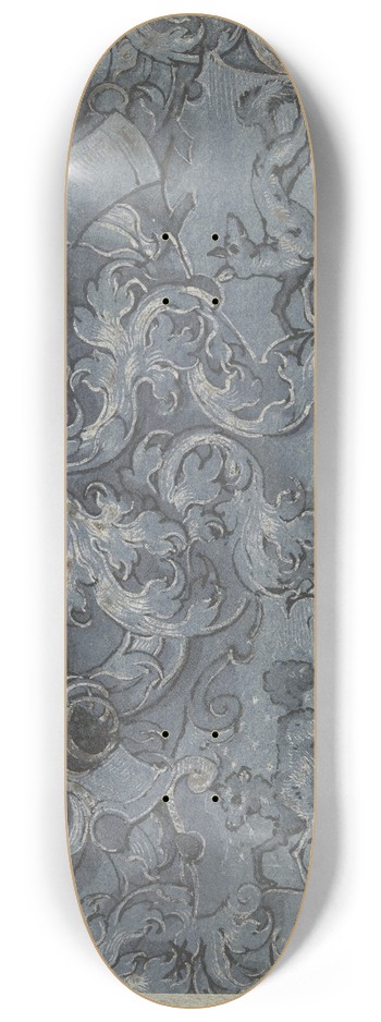 Jost Amman - Two crest designs 8.25 inch art skate deck