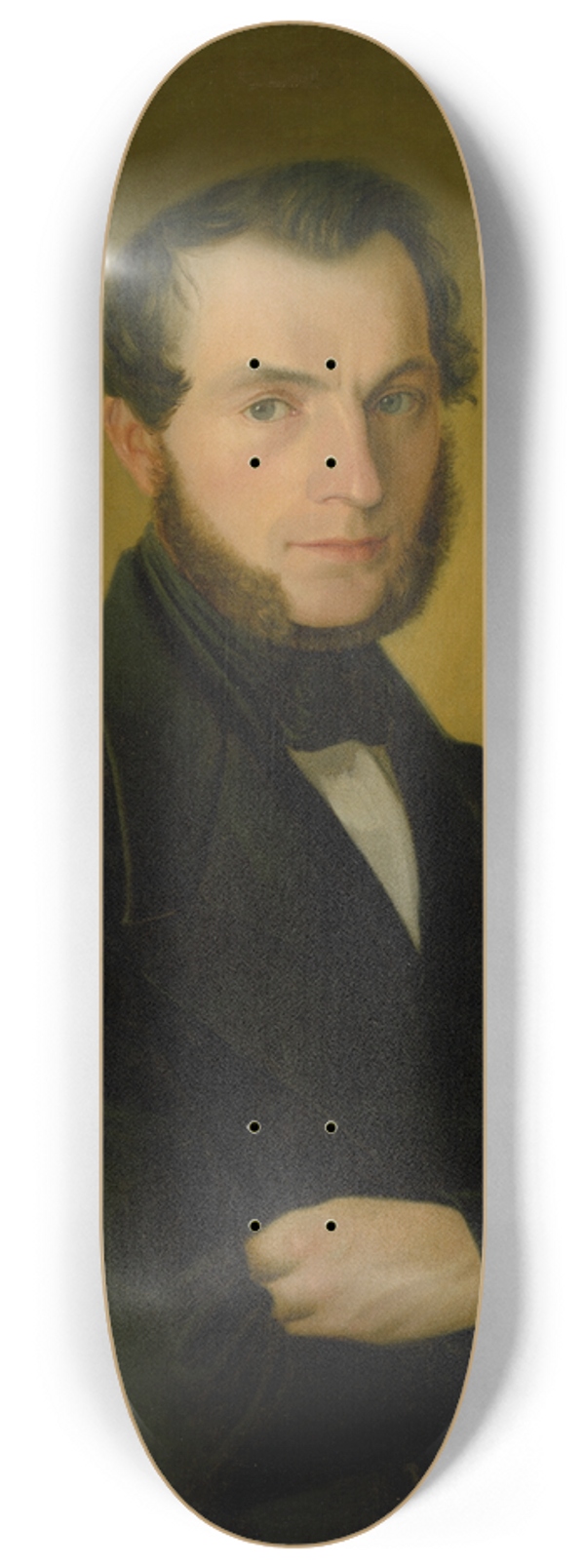 Jozef Boetech Klemens - Portrait of Podbrady Citizen A. Jupp 8.25 inch art skate deck