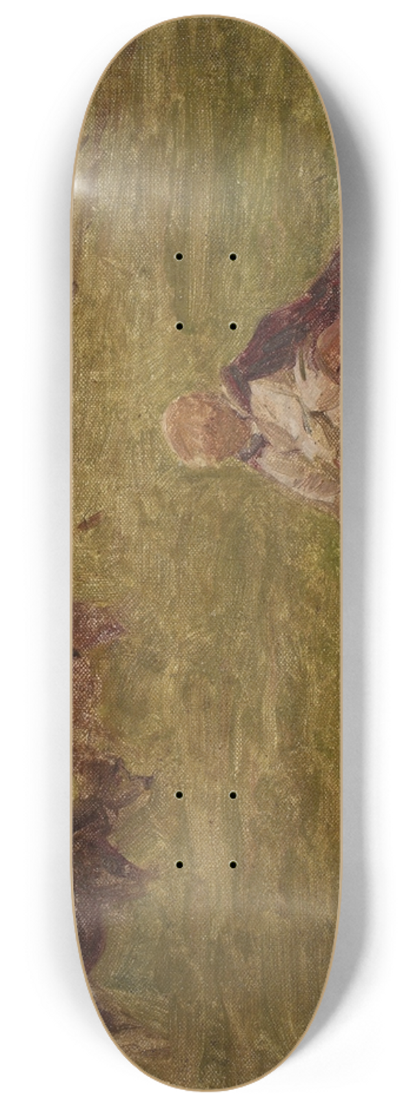 Jozef Chelmonski - Study I for Shepherd children 8.25 inch art skate deck