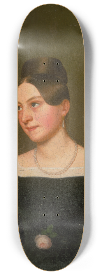 Jozef Czauczik - Portrait of a Young Lady 8.25 inch art skate deck