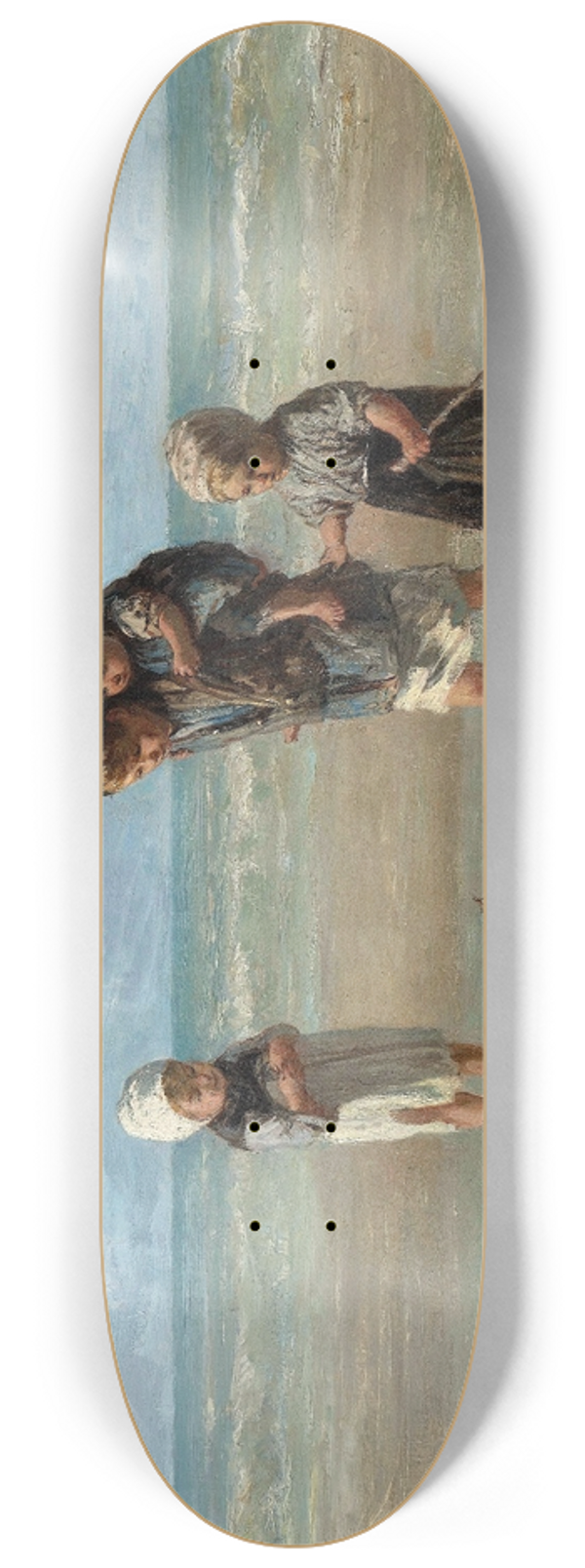 Jozef Israls - Children of the Sea 8.25 inch art skate deck