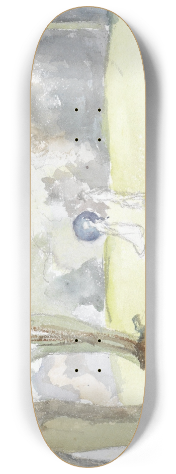 Jozef Israls - Man en vrouw op open plek tussen bomen 8.25 inch art skate deck