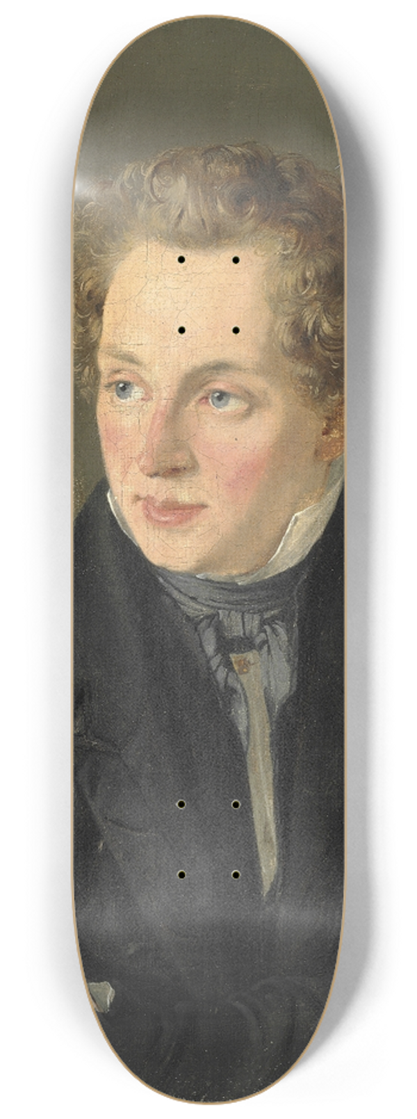 Jrgen Roed - Portrt af justitsrd Jacob Rasmus Damkier 8.25 inch art skate deck