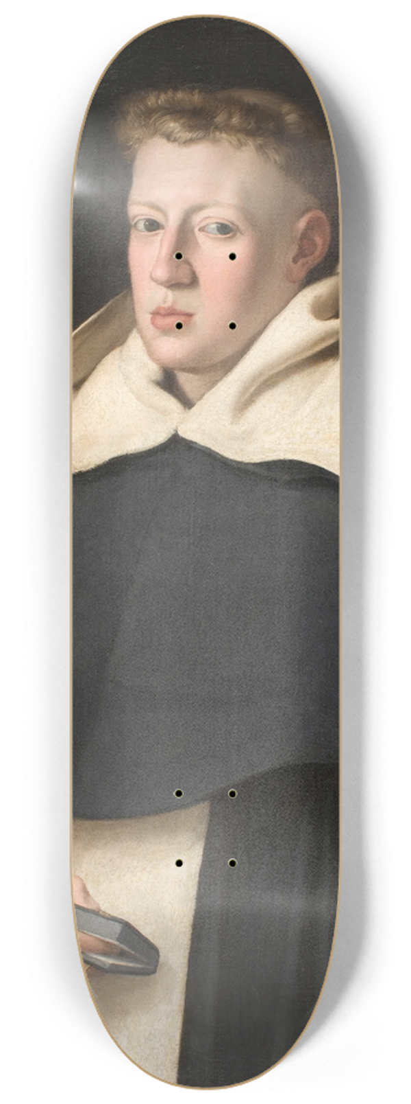 Juan Bautista Mano - Friar Alonso de Sant Toms 8.25 inch art skate deck