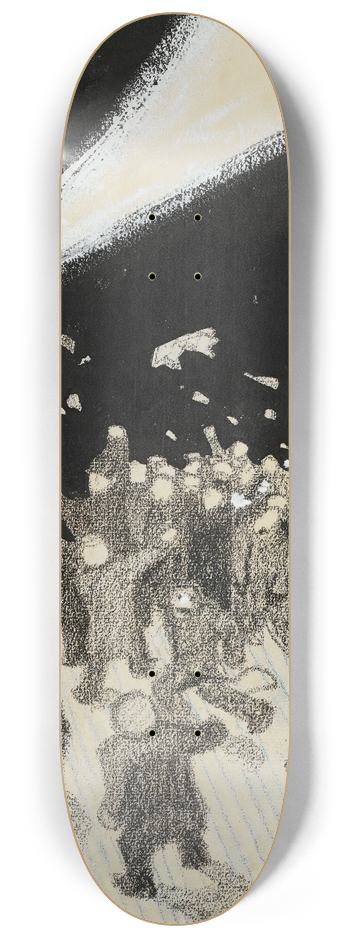 Juan Gris - Dception 8.25 inch art skate deck