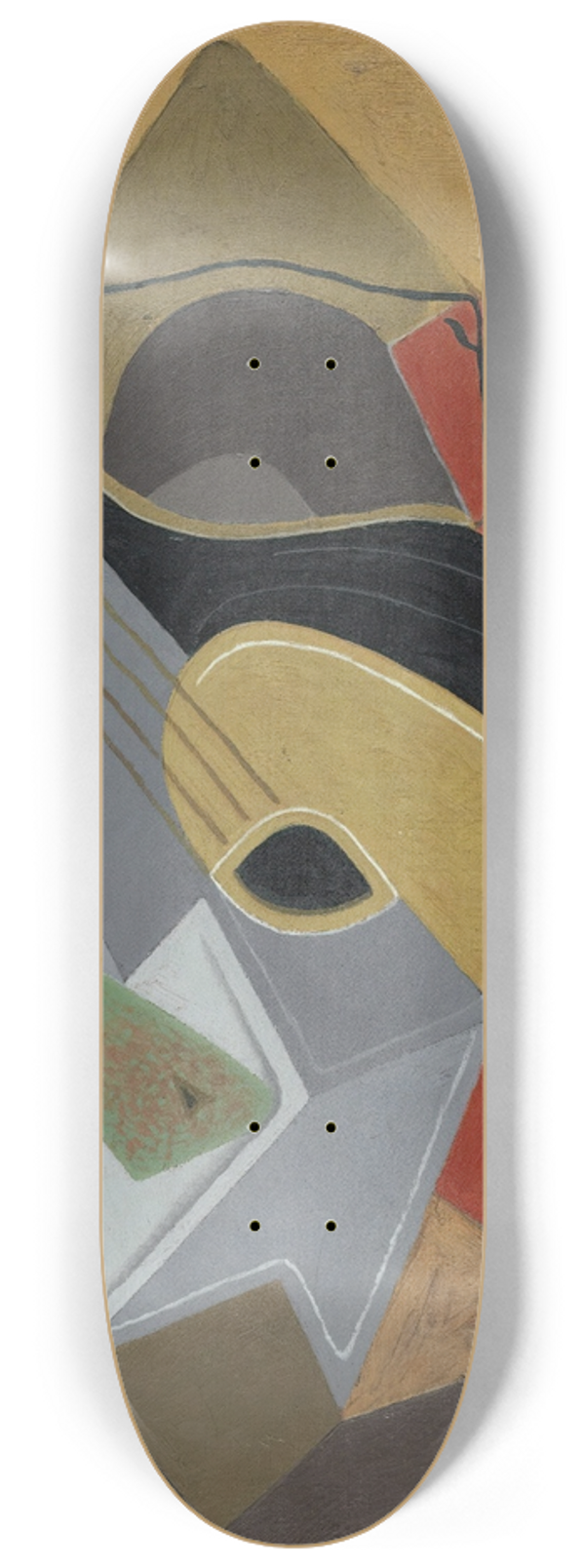 Juan Gris - La Mandoline Noire 8.25 inch art skate deck